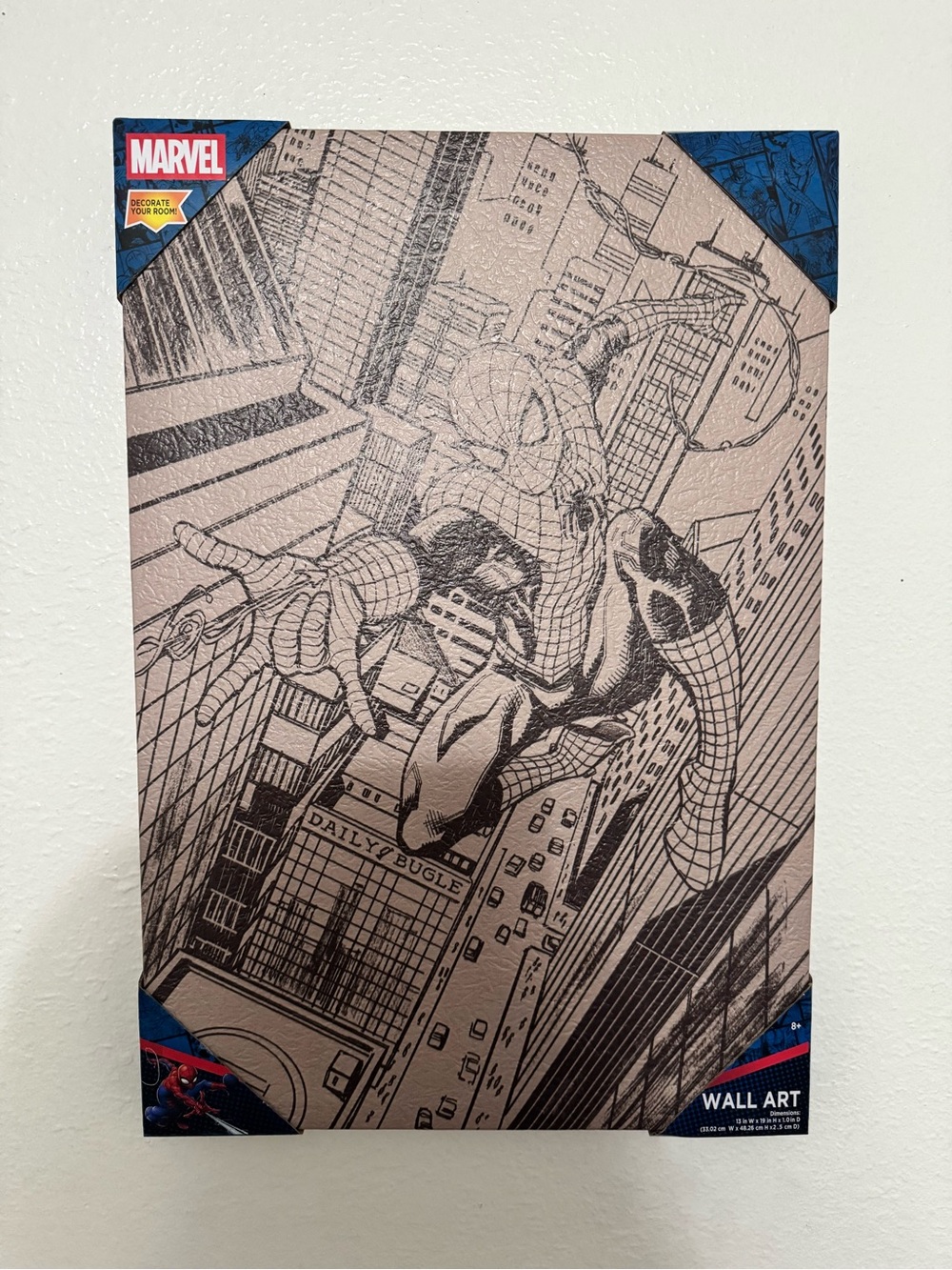 Marvel Spider-Man Comics Wall Art Decor 13 in W x 19 H